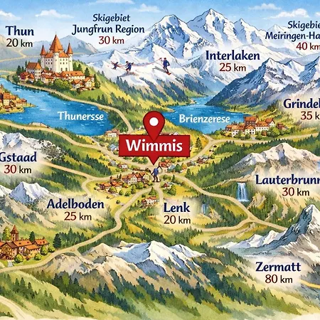 Winterzeit Eg - Interlaken Thun Spiez Kandersteg * Wimmis