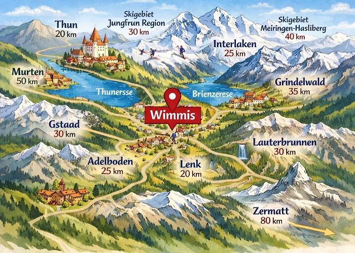 Winterzeit Eg - Interlaken Thun Spiez Kandersteg * Wimmis
